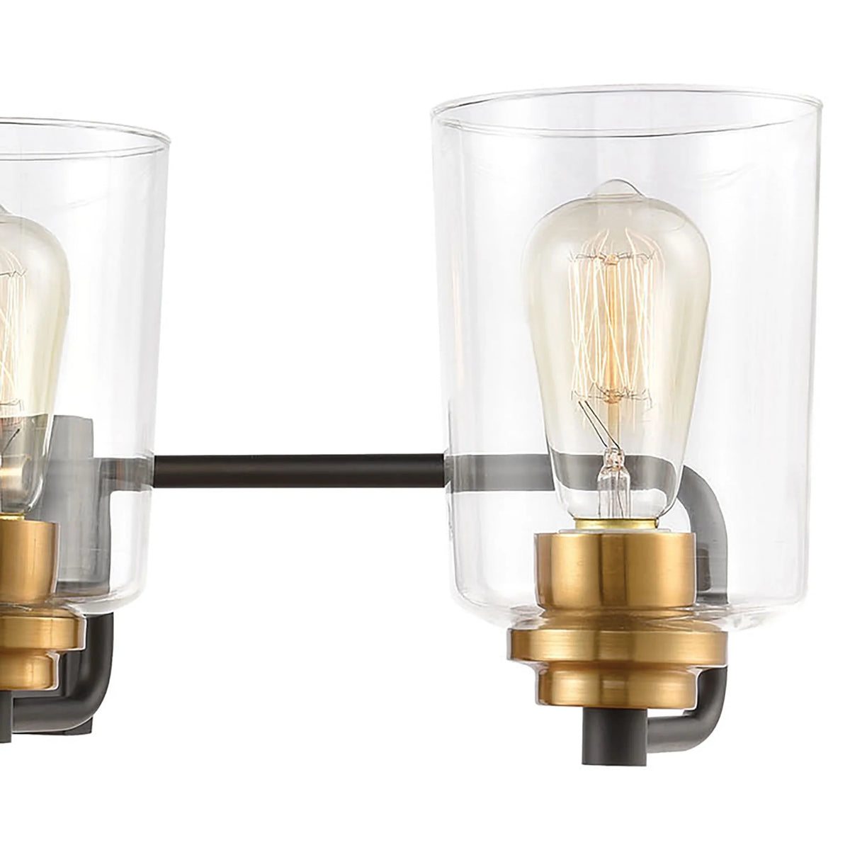 Matte Black Vanity Light B7805