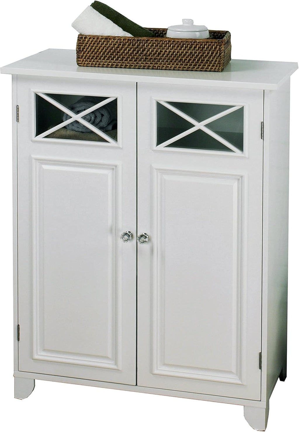White Bathroom Floor Cabinet I9059