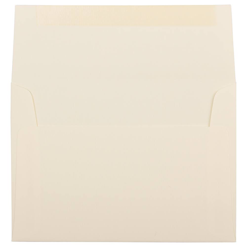 A6 Invitation Envelopes, 4.75 x 6.5, Ivory Laid, 1000/Carton V3491
