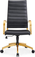 Gold High Back Ergonomic Office Chair with Lumbar Support F40397