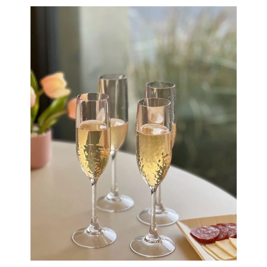 6 oz Champagne Flute Set of 4 W837
