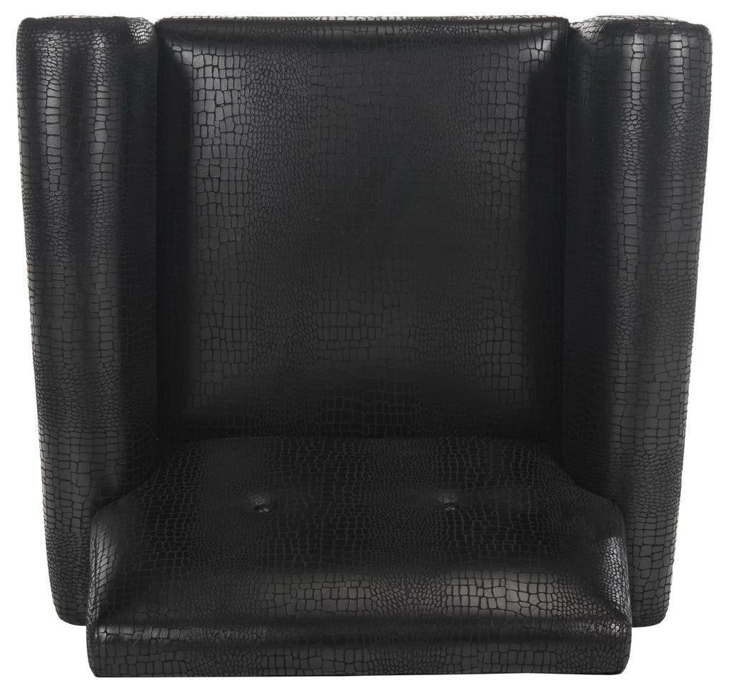 Black Mid Century Accent Chair E119