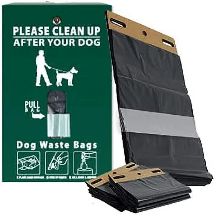 Dog Waste Station with 400 Bags and 25 Can Liners X548
