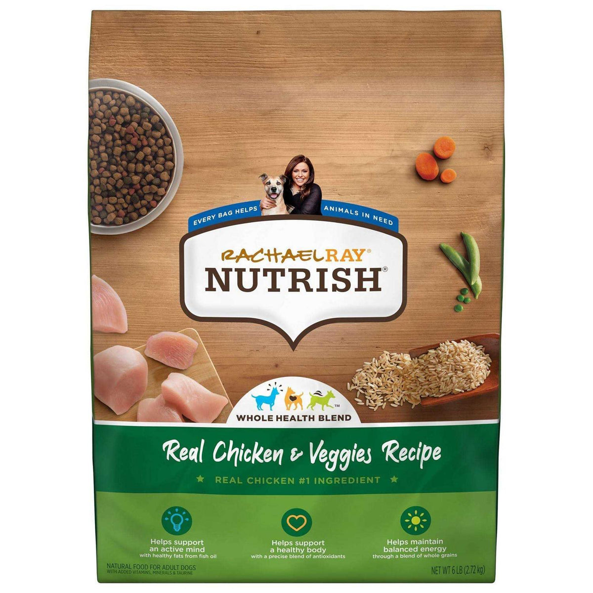 Real Chicken & Vegetable Recipe Dry Dog Food T768382