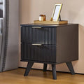 Black 4 Drawer Wood Dresser T14659