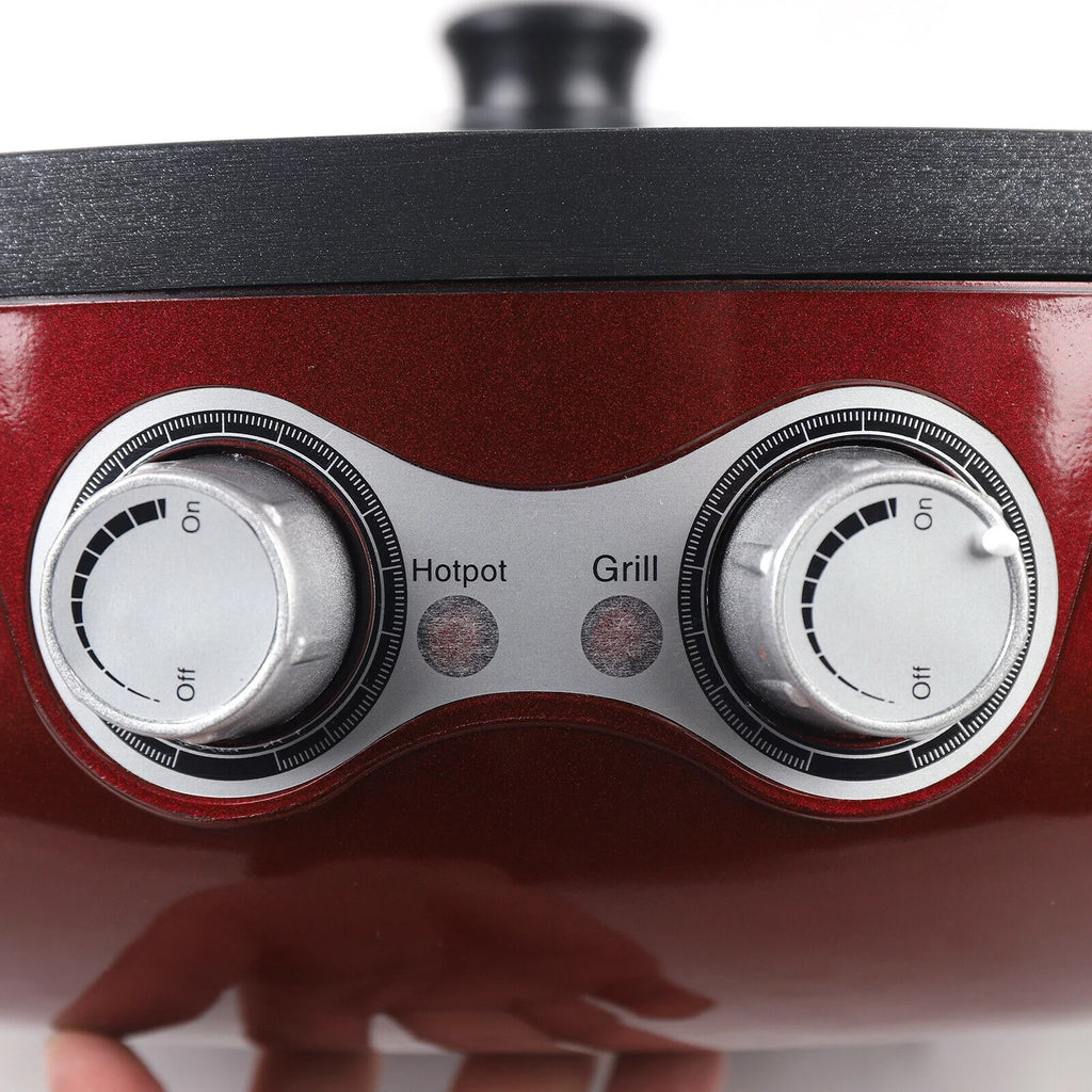 2 In 1 Electric Grill & Hot Pot 2200W O49911