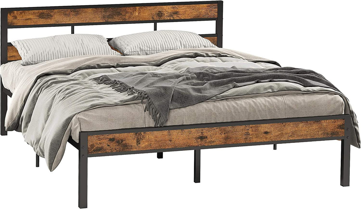 Queen Metal Bed Frame with Headboard I928
