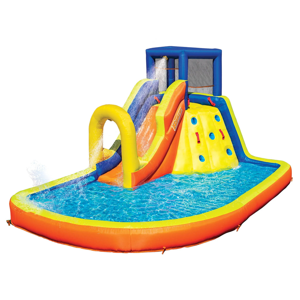 Inflatable Water Park Play Center with Water Slide & Climbing Wall M79593
