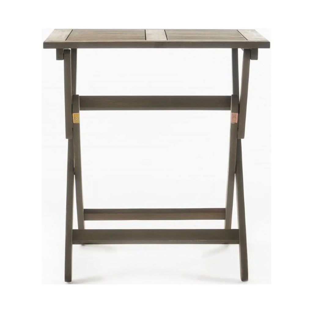 Gray Wooden Foldable Patio Dining Table C60788