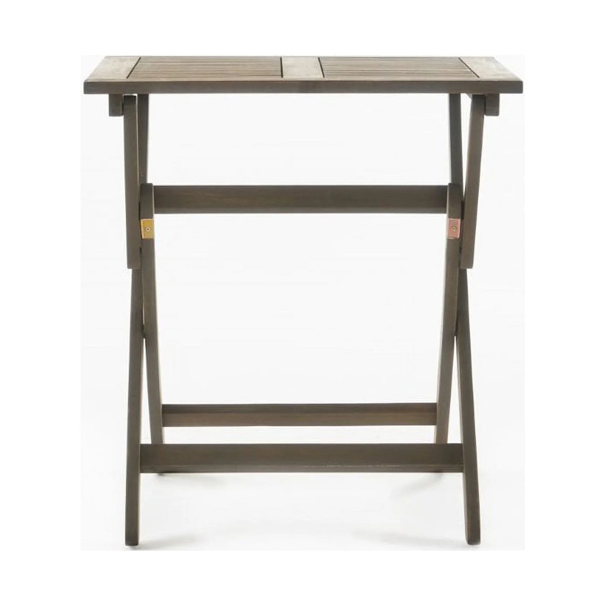 Gray Wooden Foldable Patio Dining Table C60788