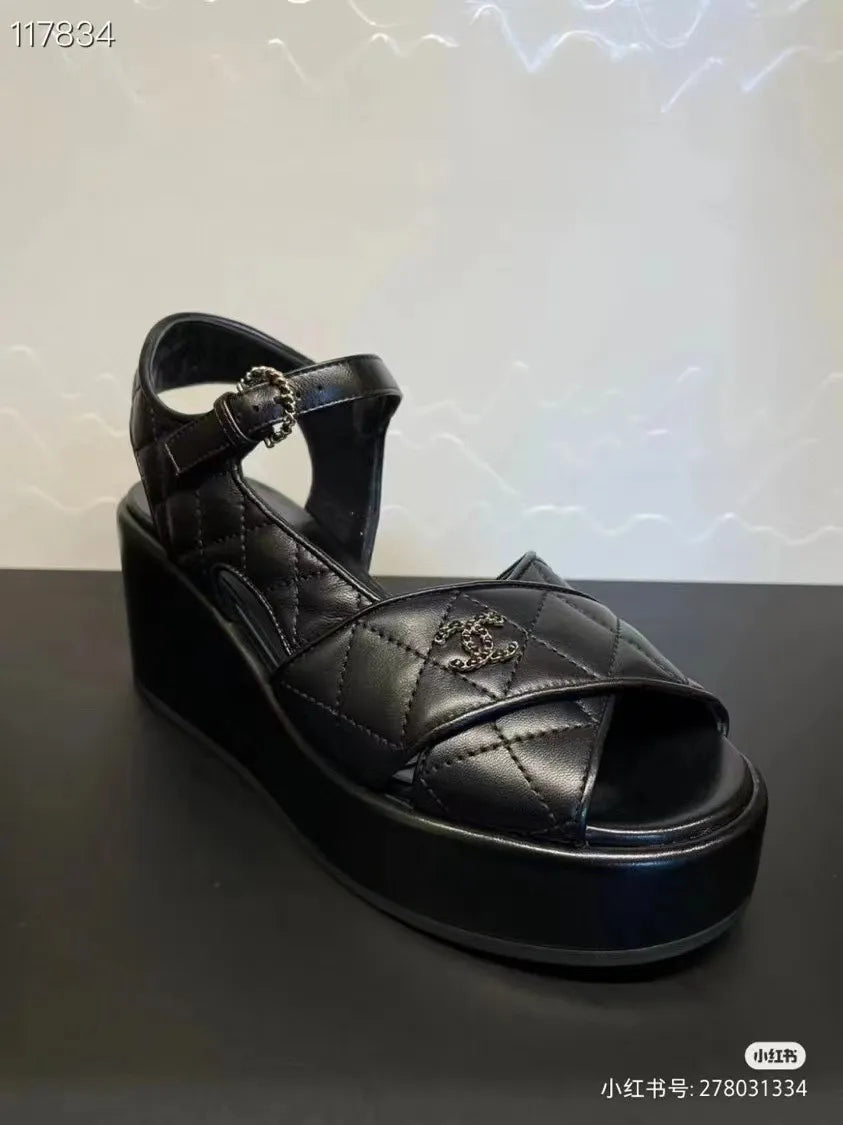 Women Sandals Shoes 5cm Heels Q778