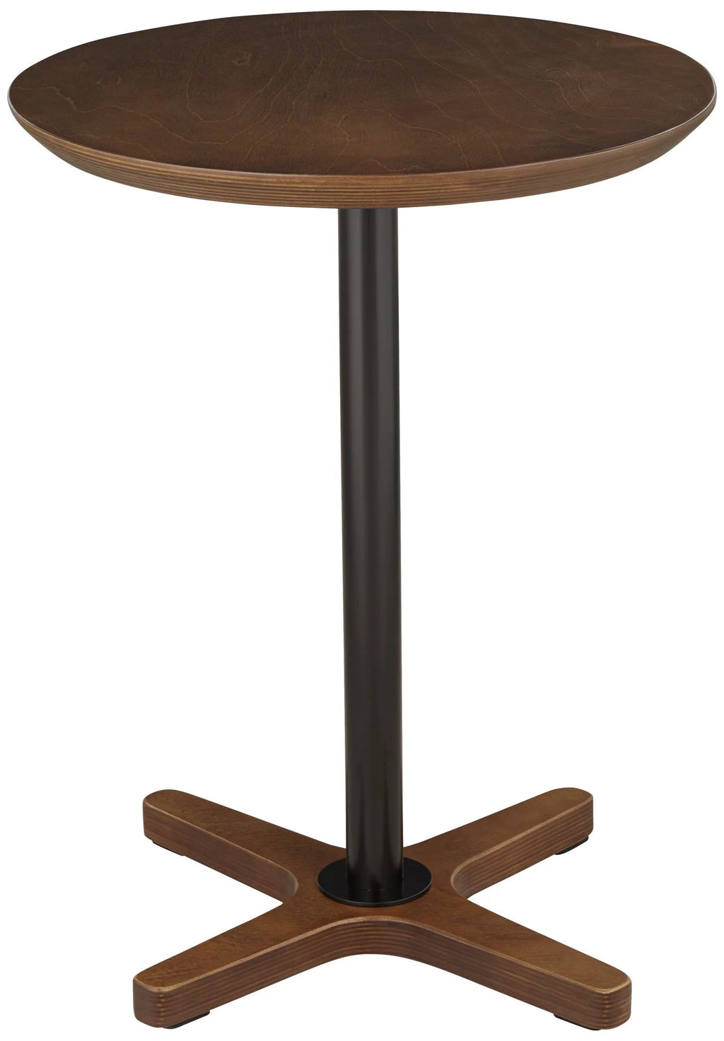 Walnut Wood Round Side Table K183