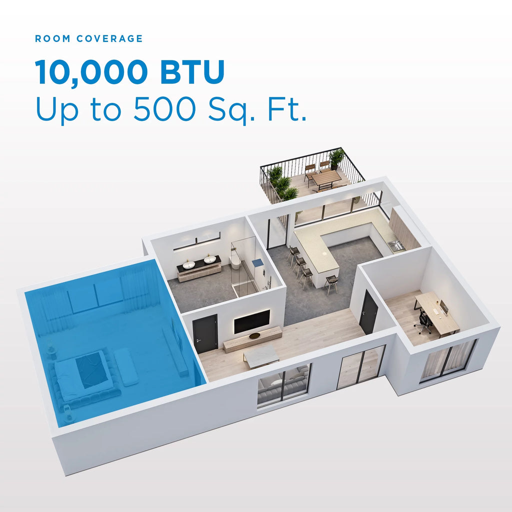 10,000 BTU Portable Air Conditioner with Remote M9105