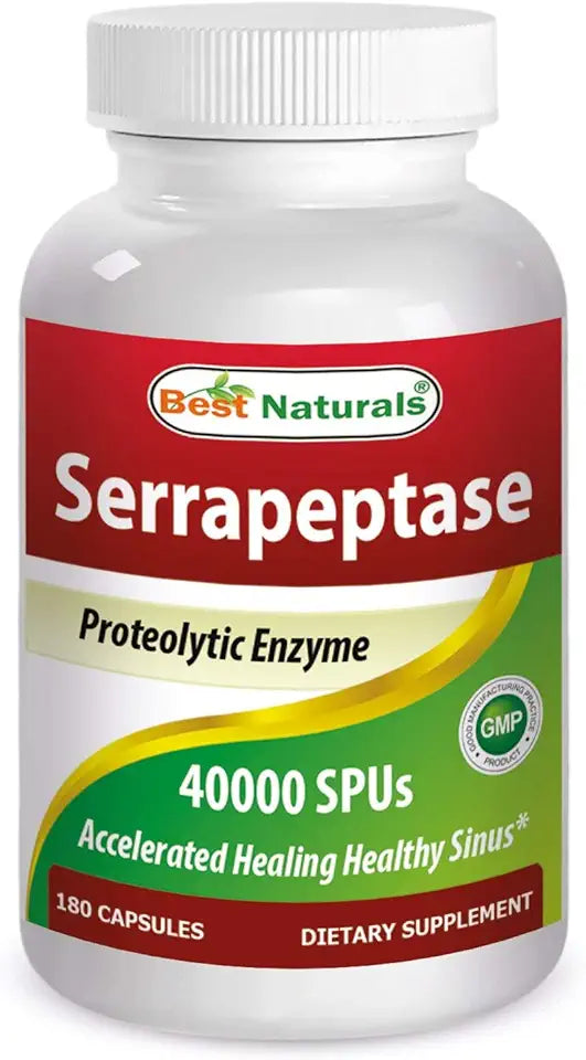 Serrapeptase 40000 SPUs 180 Capsules P909