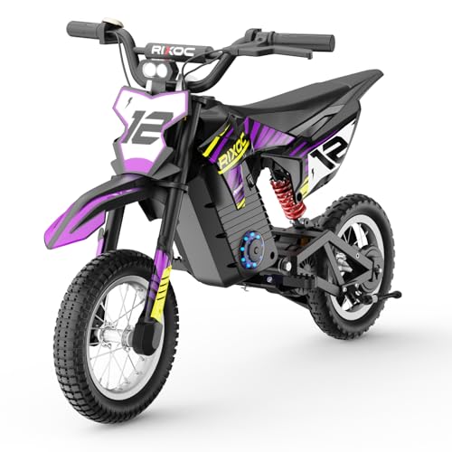 Kids Electric Dirt Bike 25KM/h Adjustable Speed Black T49844