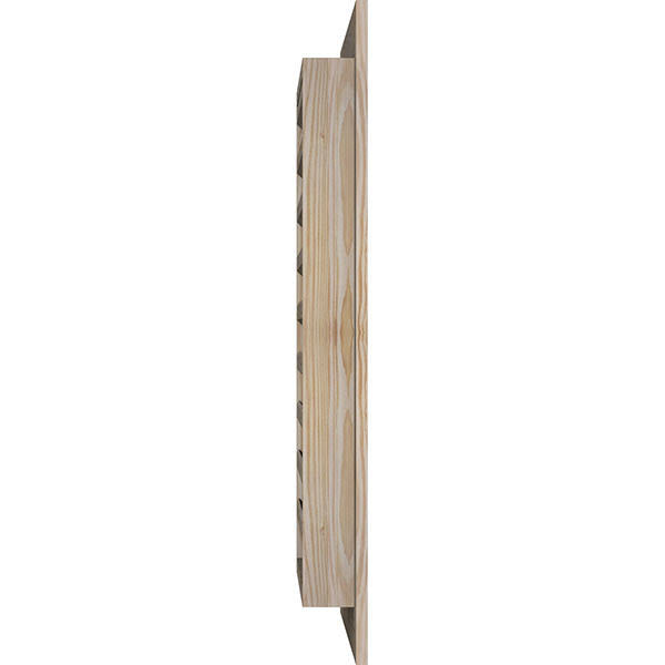 Unfinished Functional Vertical Gable Vent I117