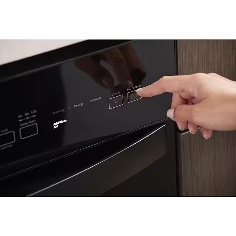 Black Built-In Tall Tub Dishwasher with Stainless Steel Tub U32987