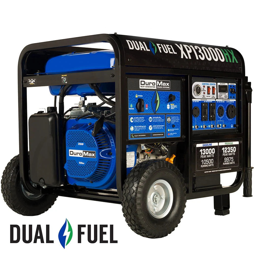 13,000 Watt Dual Fuel Portable Generator O1347