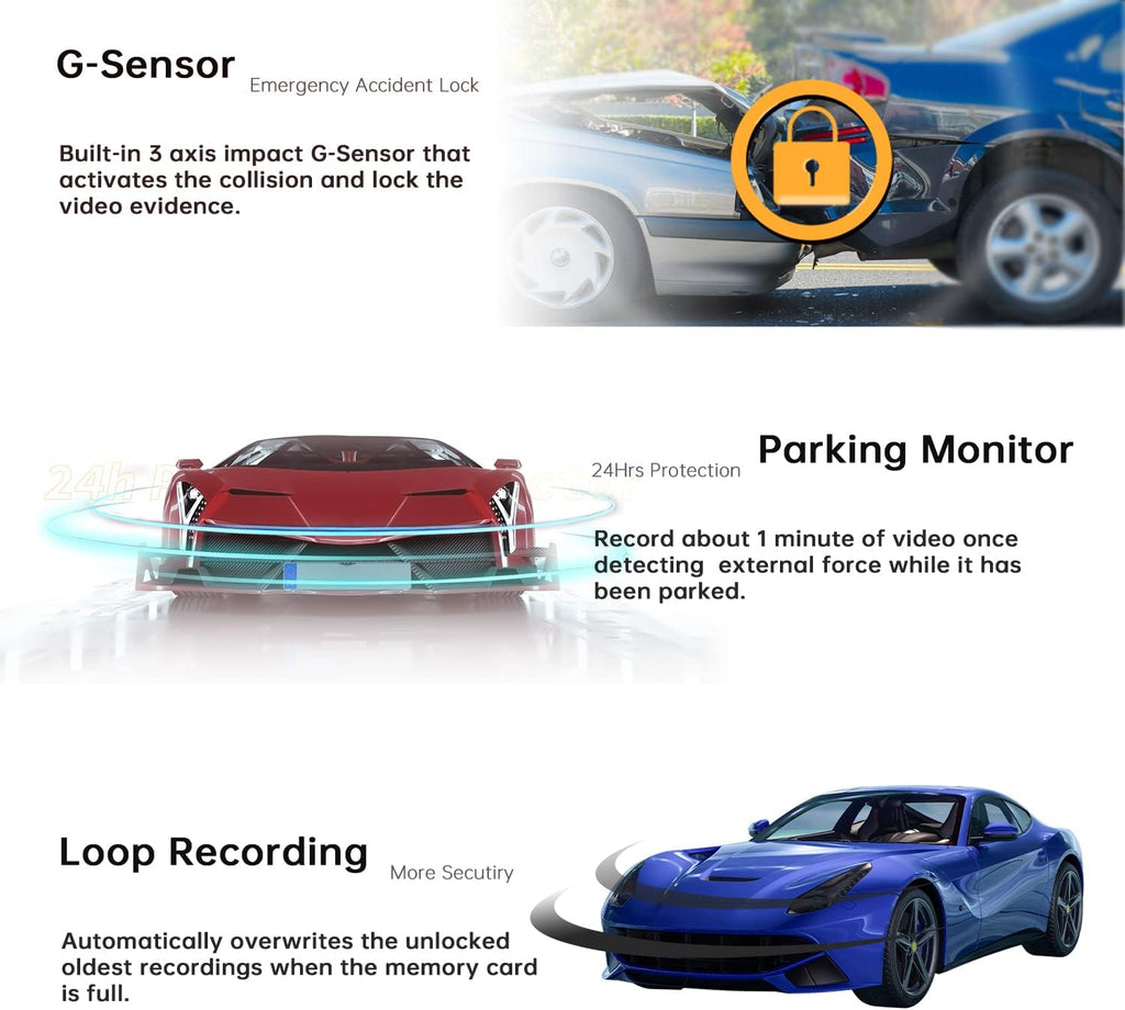 Car Dash Cam with Rear Cam B35164