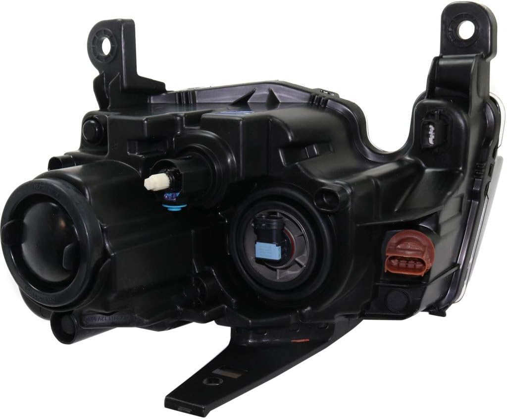 Jeep Grand Cherokee Passenger Side Black Bezel Halogen Headlight Assembly S15599