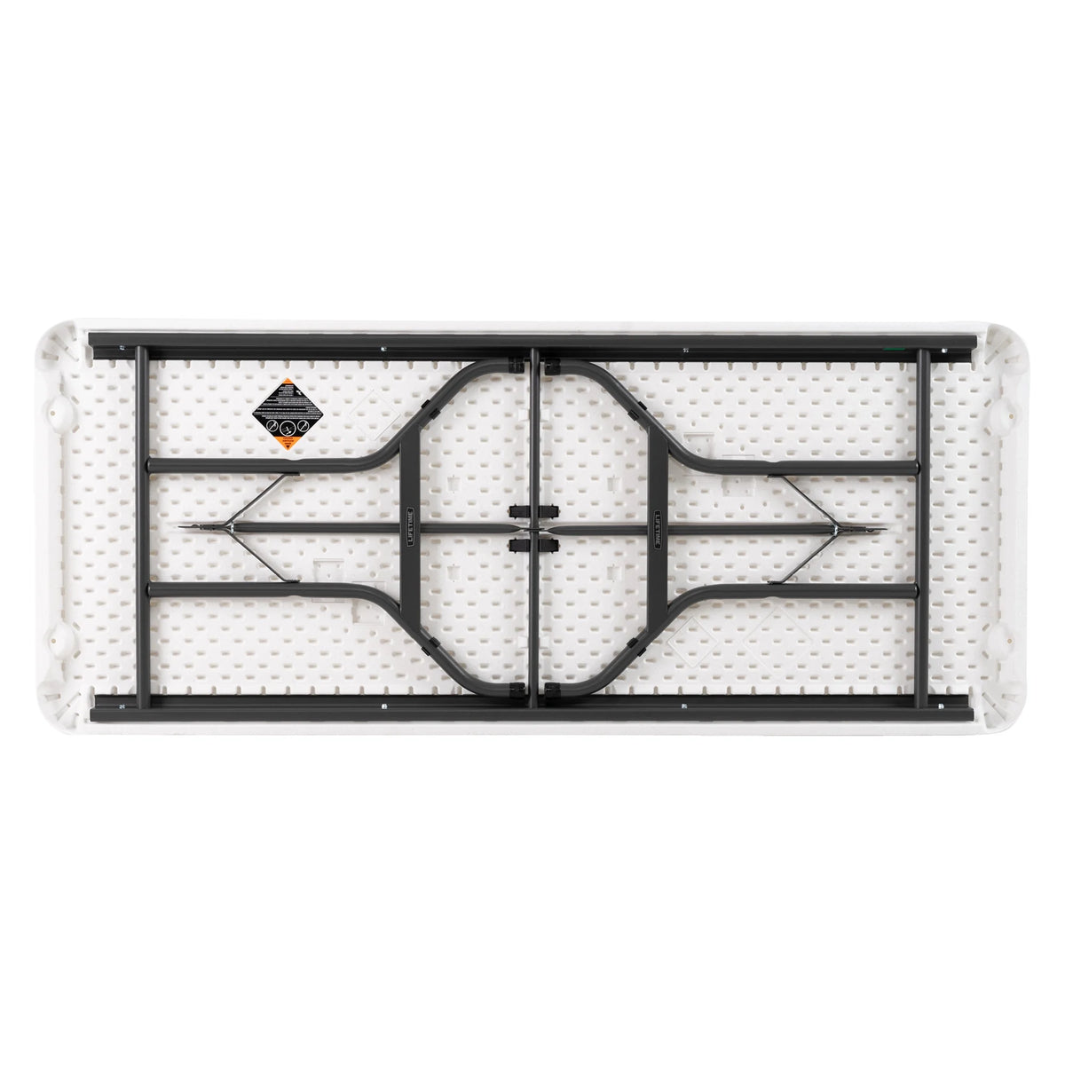 White 6 ft. Rectangle Folding Table Set of 4 A5955