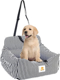 Dog Car Seat with Storage Pocket and Safety Leash E4701