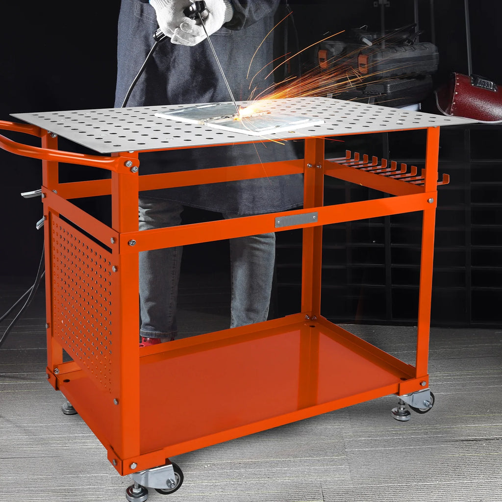 36 x 24 Welding Table with 5/8 Holes, 600lbs Load Capacity J232989
