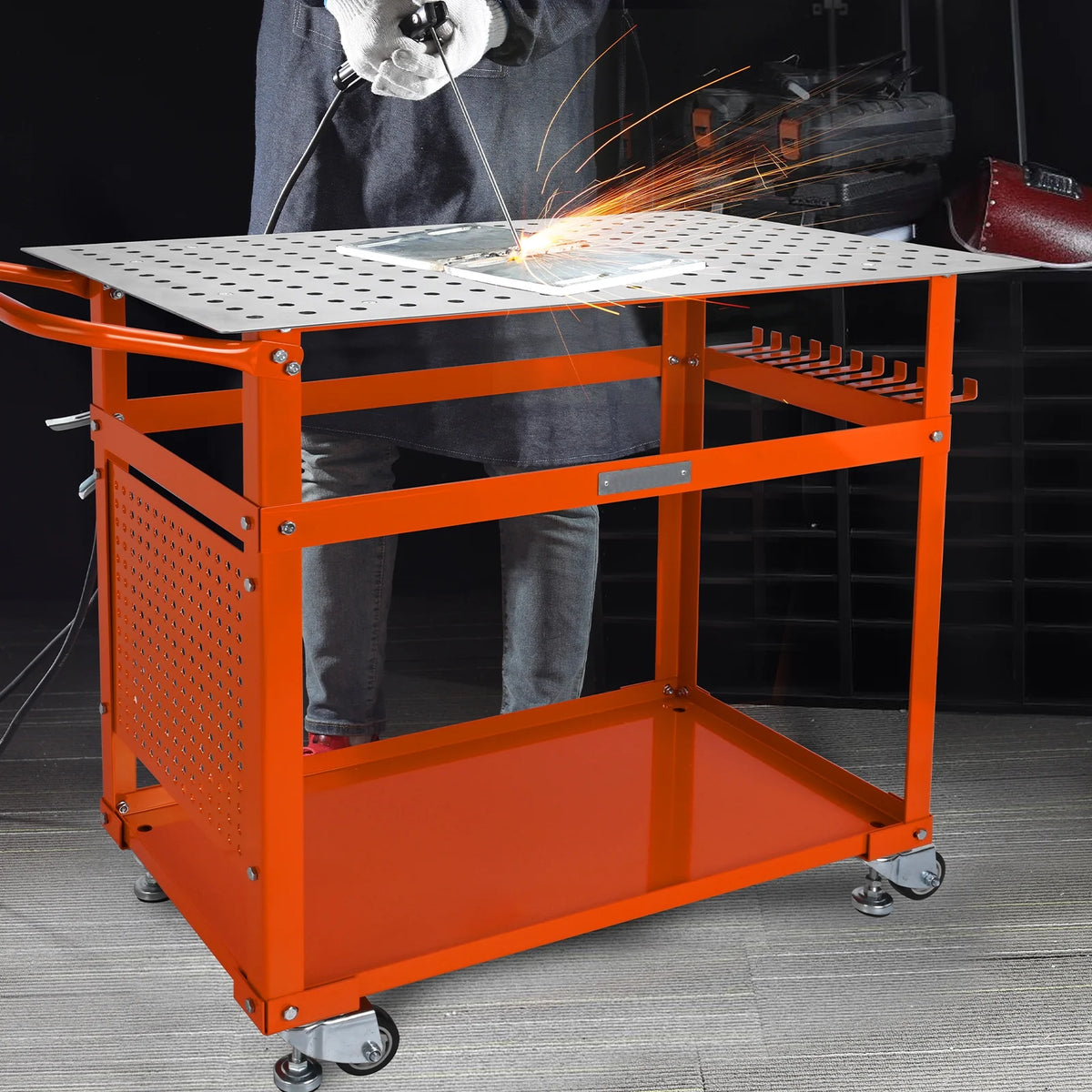36 x 24 Welding Table with 5/8 Holes, 600lbs Load Capacity J232989