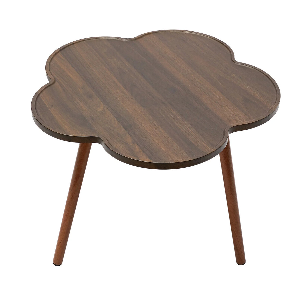 Log Color Coffee Table with Wood Legs X87193