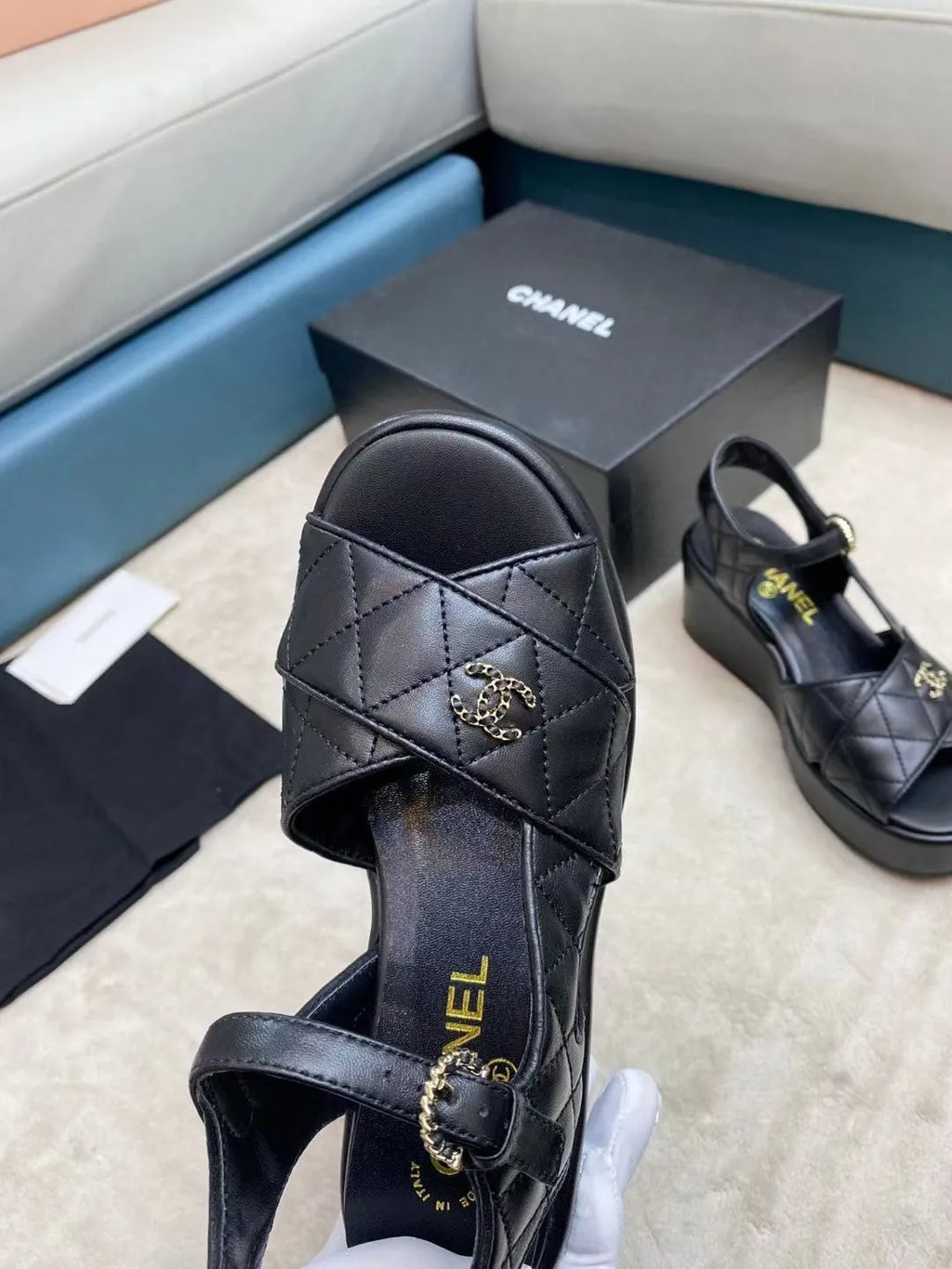 Women Sandals Shoes 5cm Heels Q778