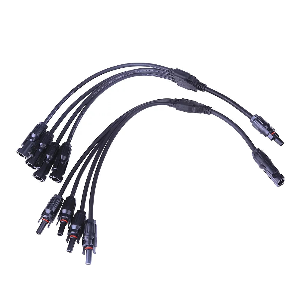 Y Type 1 to 4 MC4 Solar Panel Cable Connectors 30A H787
