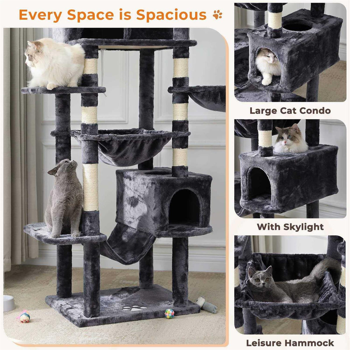 Cat Tree Cat Tower with 3 E38389