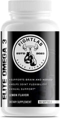 Lemon Flavor Omega-3 Fish Oil Supplement, 60 Softgels V969322