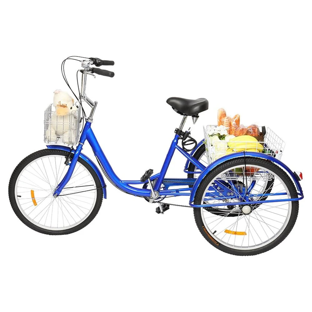 Adult 7 Speed Tricycle with 24 Big 3 Wheels Z35139