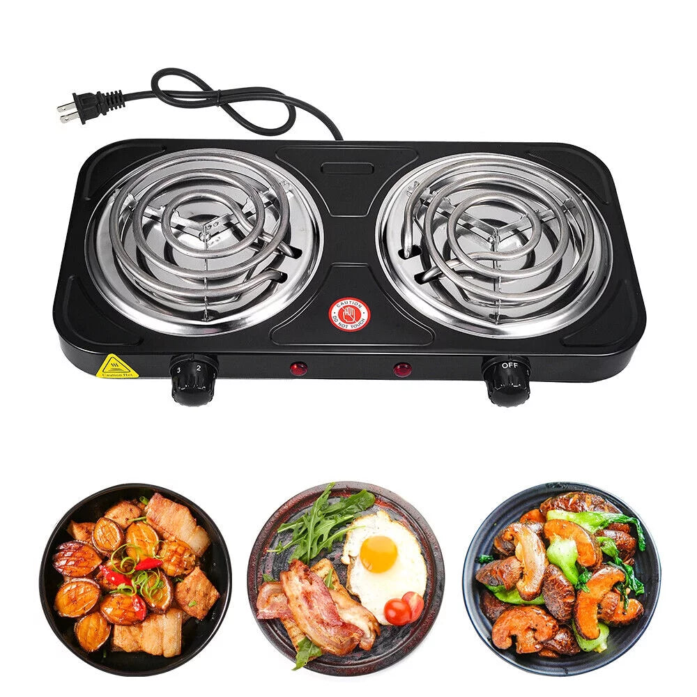 Double-burner Electric Stove Hot Plate F3574