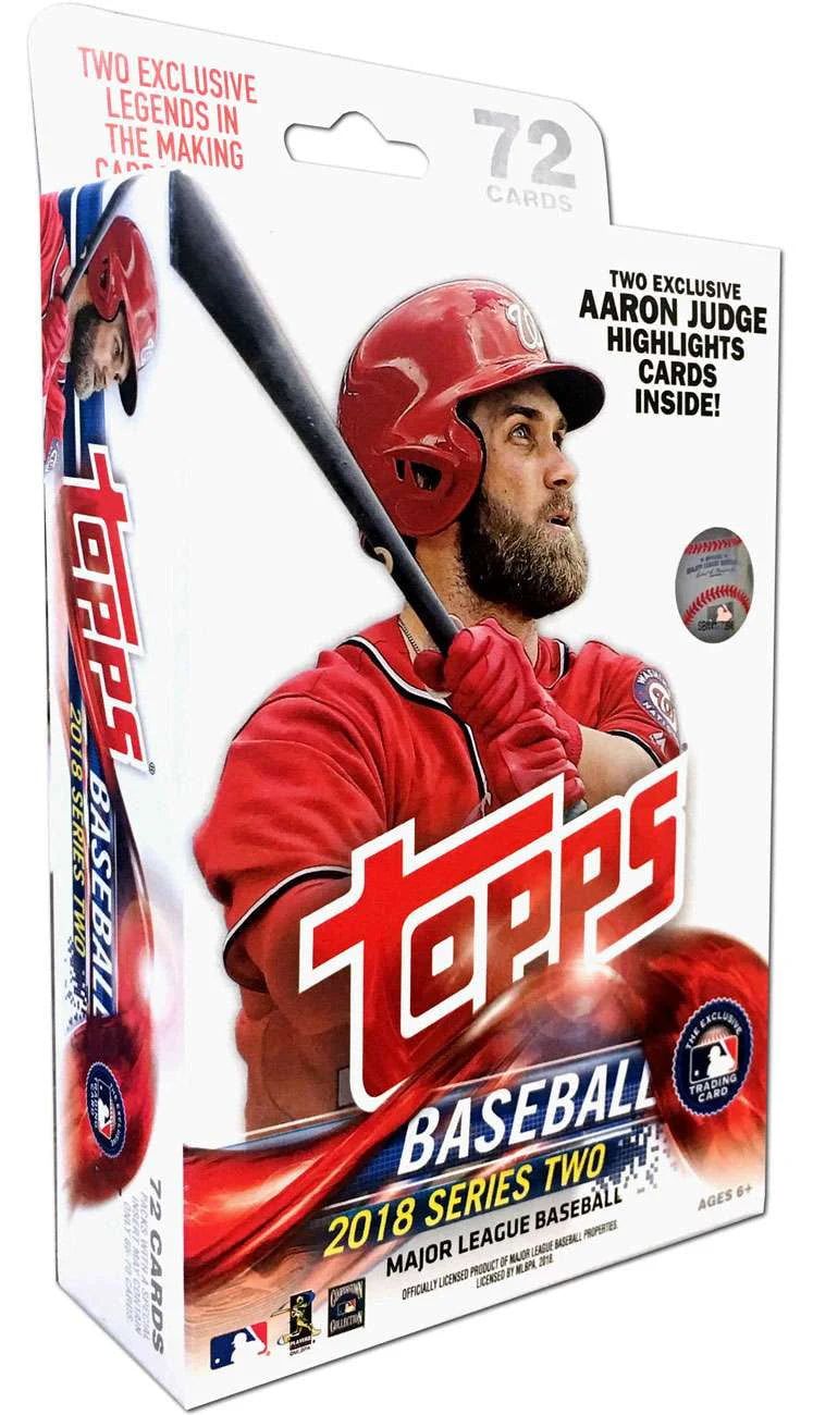 Baseball Trading Card Hanger Box 72 Cards W5361