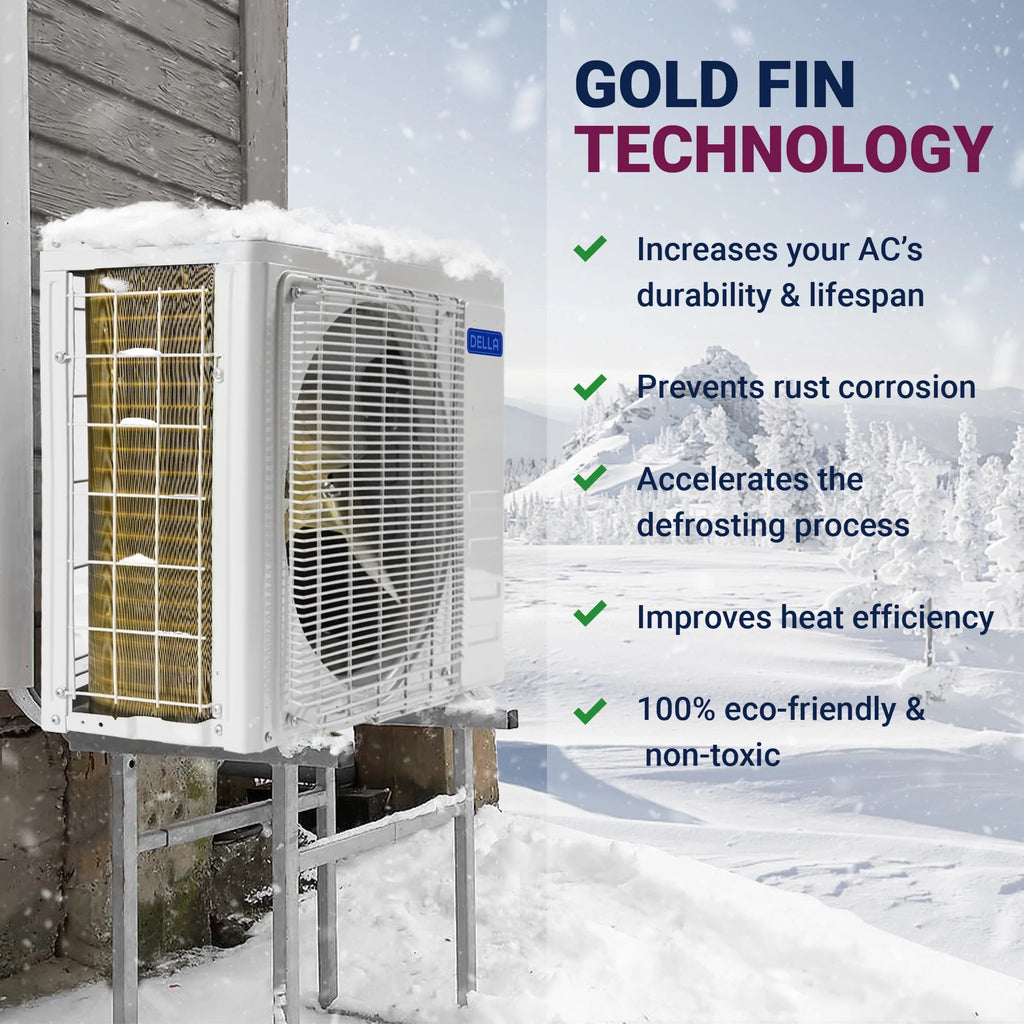 22000 BTU Mini Split Air Conditioner and Heater with Heat Pump W6762