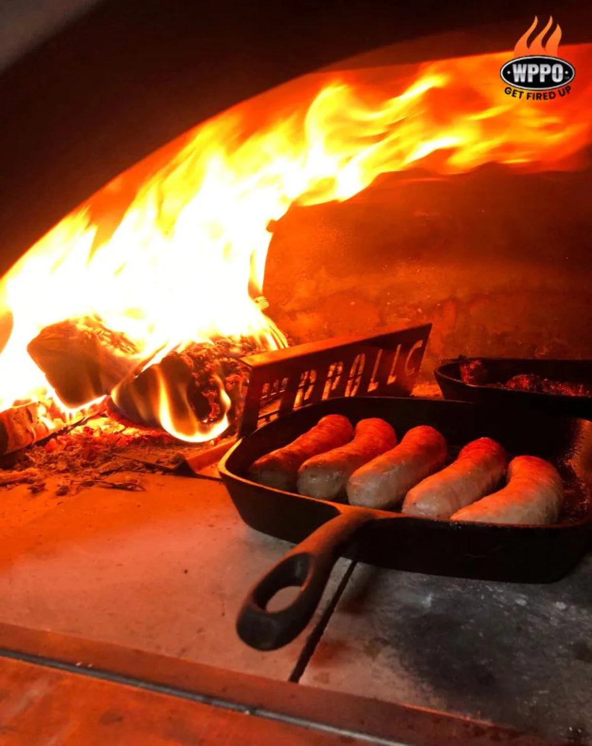 55 in. 304 Stainless Steel Wood Fired Pizza Oven O360727