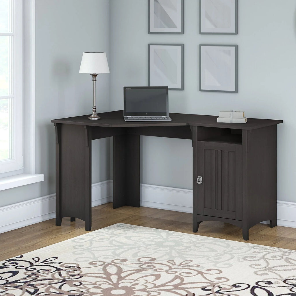 55W Corner Desk With Storage D769812