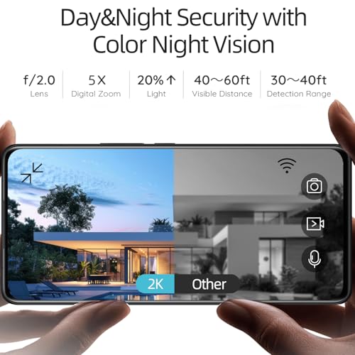5G/2.4G Wireless Security Cameras 4Pack H622563