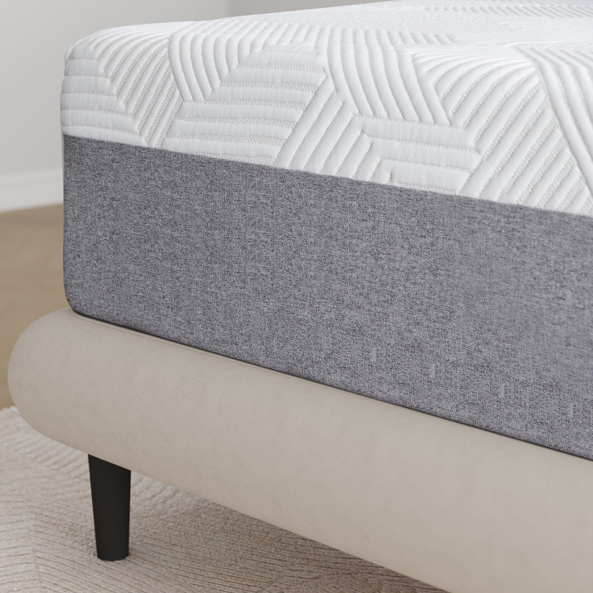 King Size 12" Memory Foam Medium Firm Mattress L5124