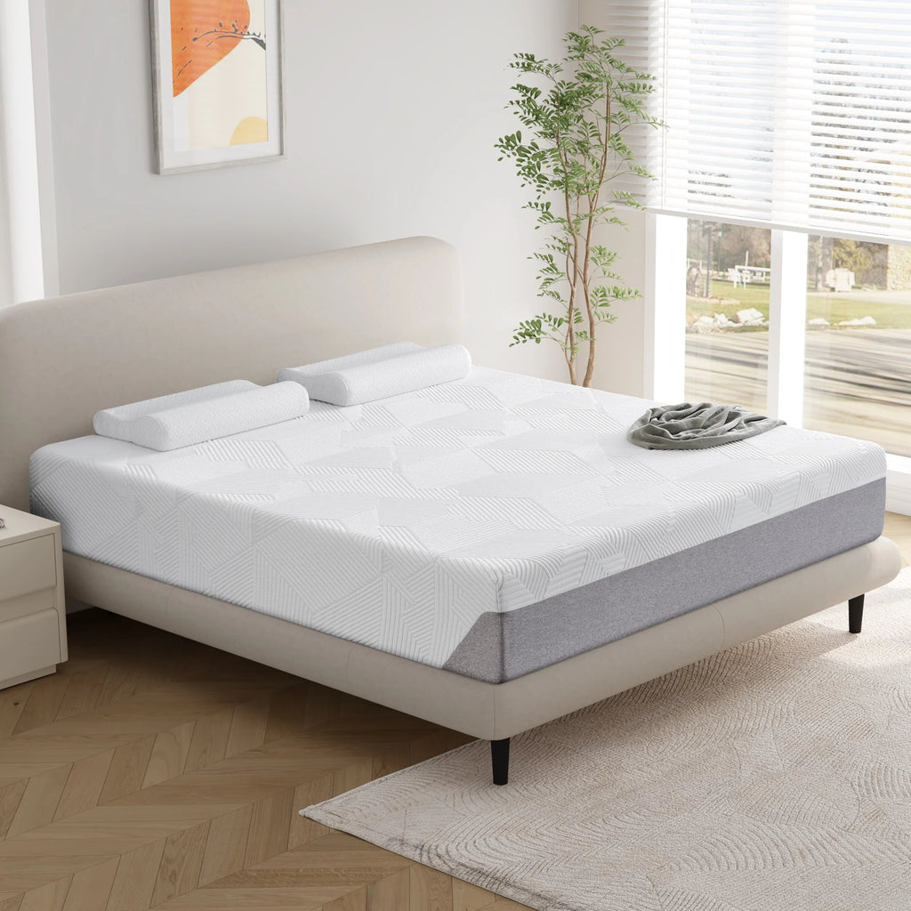King Size 12" Memory Foam Medium Firm Mattress L5124