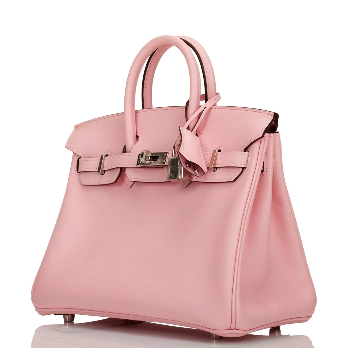 Birkin 25 Rose Sakura Palladium Hardware J2153