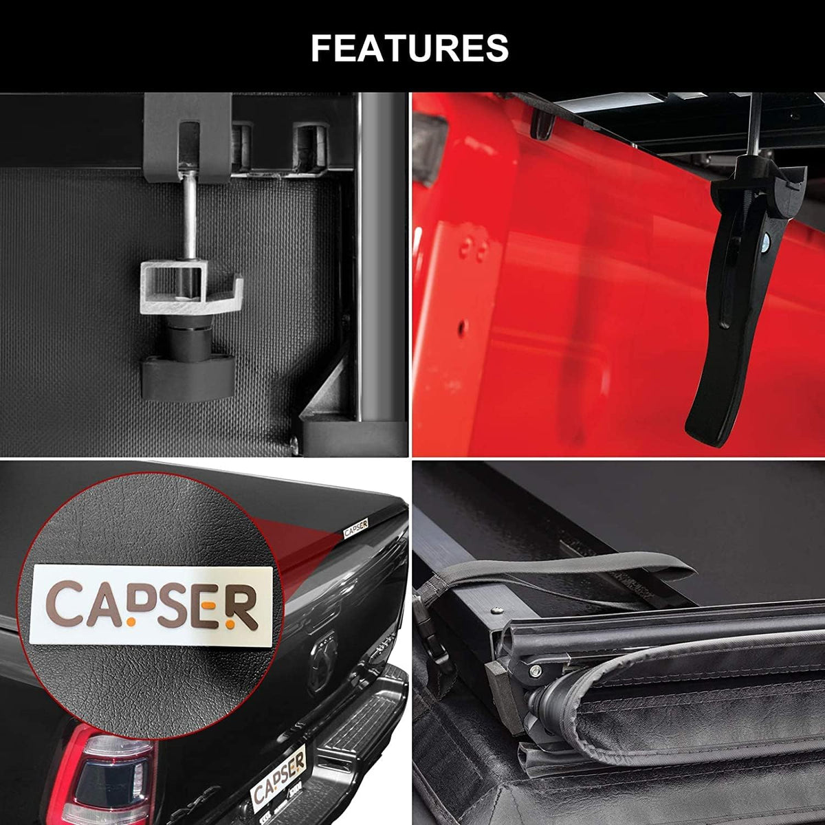 5.7ft Tri-fold Truck Bed Tonneau Cover I8782