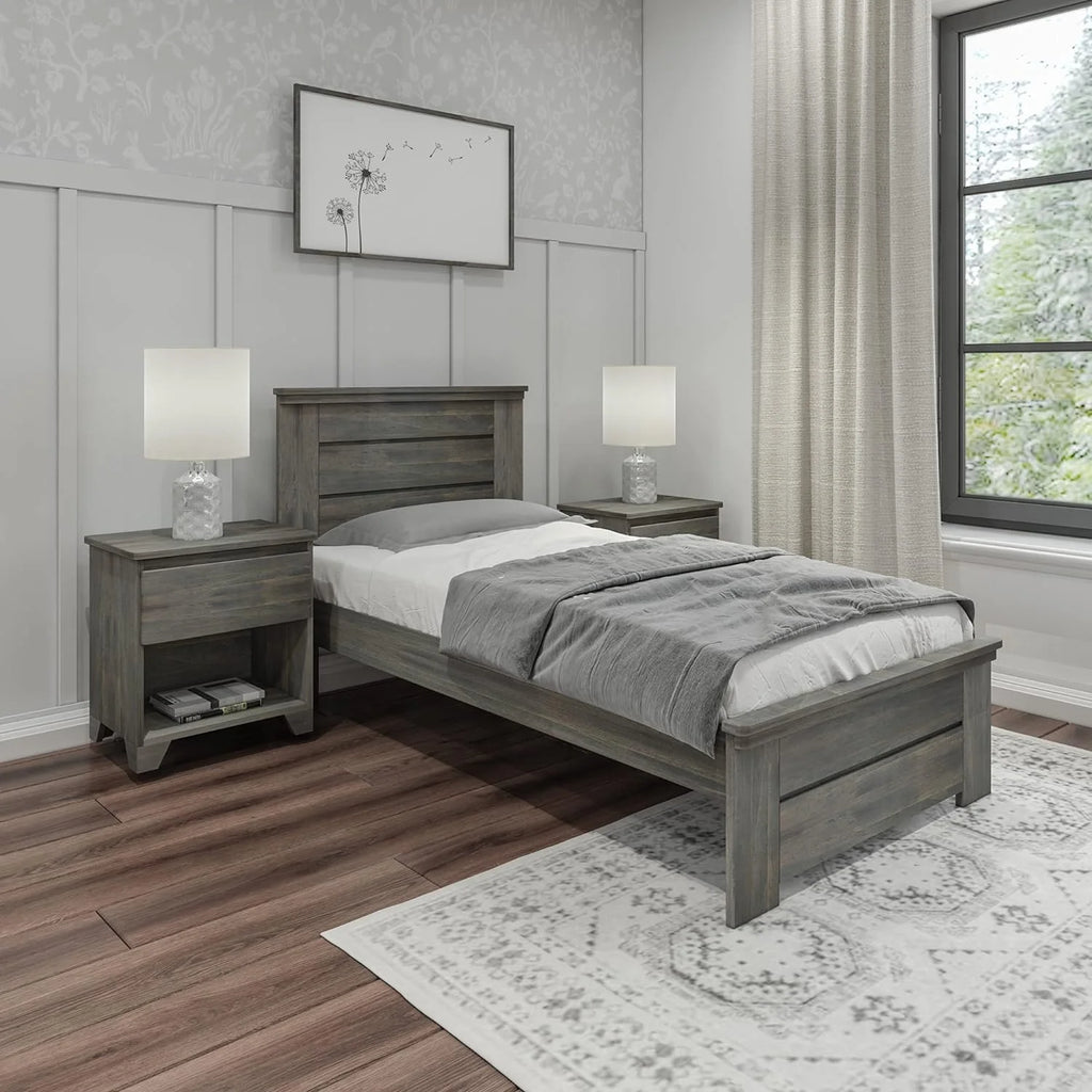 Twin Bed Frame with Headboard M246