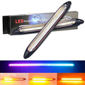 12V Waterproof LED Daytime Running Lights Strip 2Pcs X5532