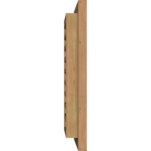 Unfinished Vertical Gable Vent H740