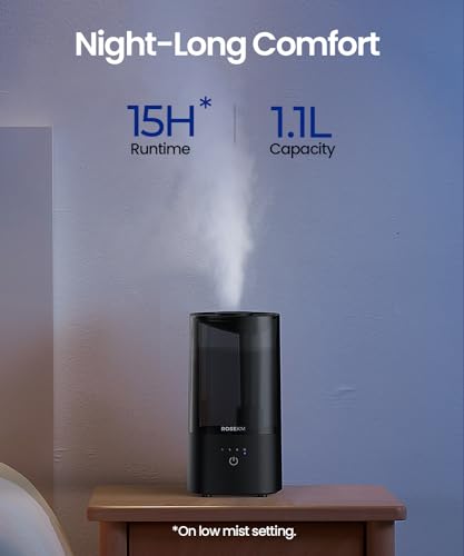 Black Cool Mist Ultrasonic Humidifier X129