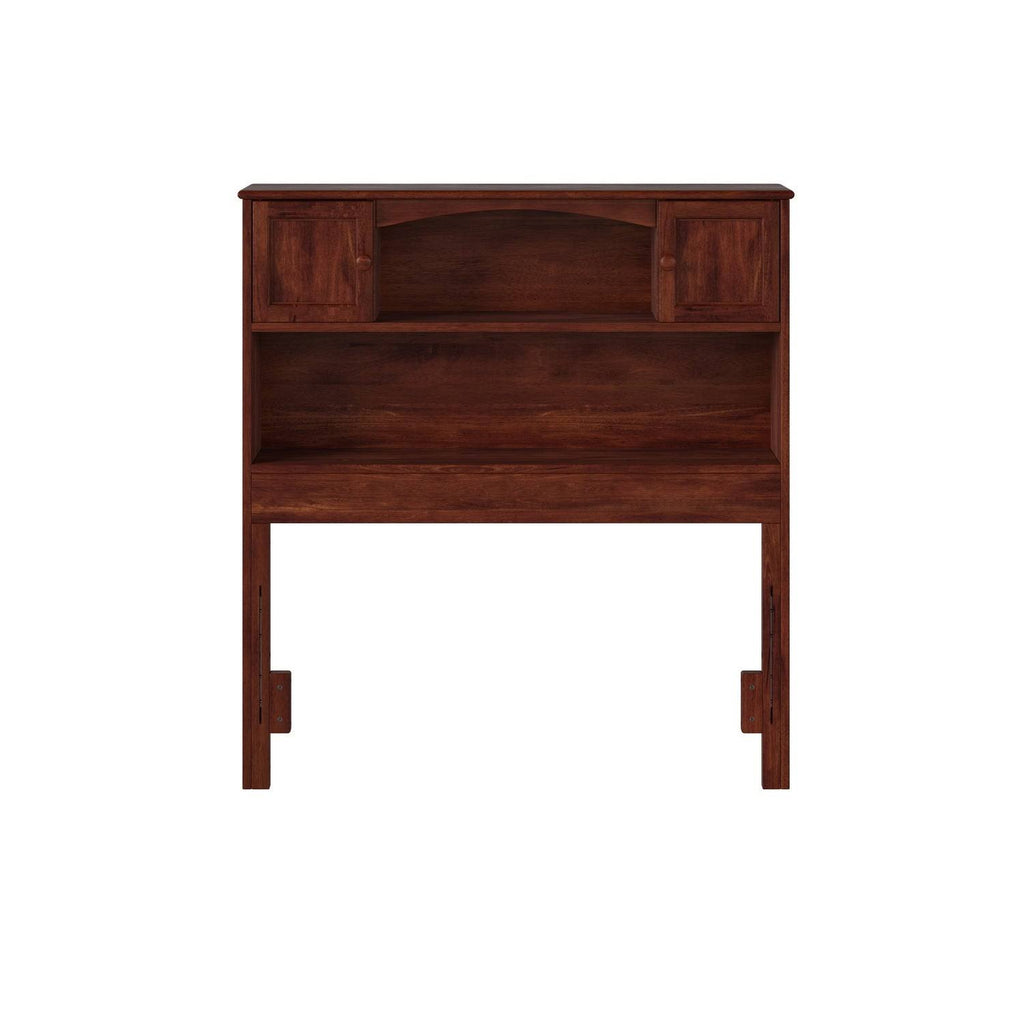Twin Espresso Bookcase Headboard P38455