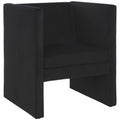 Black Velvet Accent Chairs Z50228